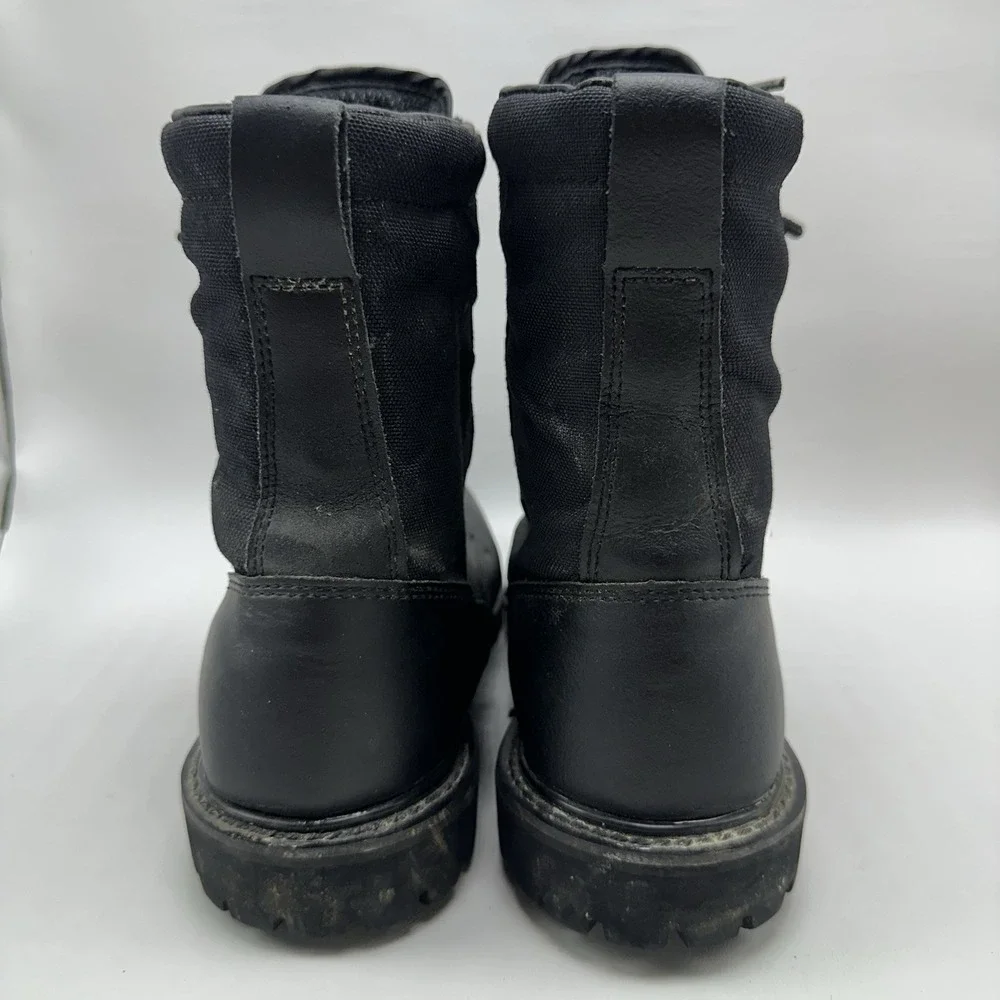 Vtg Sears Fieldmaster 86923 Insulated Combat Boots Hex Shaped Eyelets Men's 9D